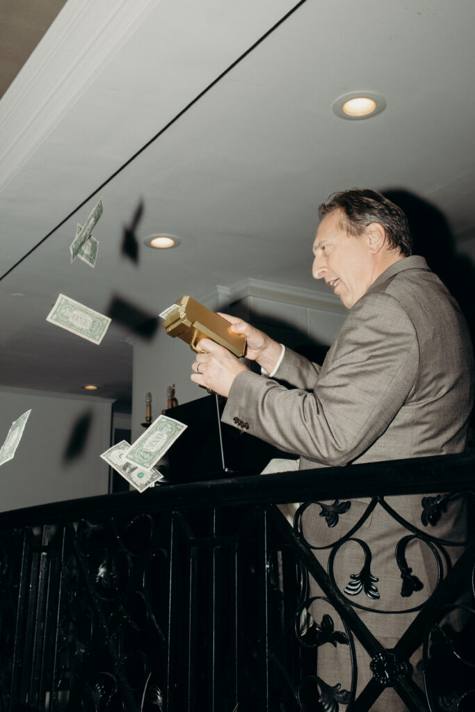 Money dance at Tarrytown House Estate in New York