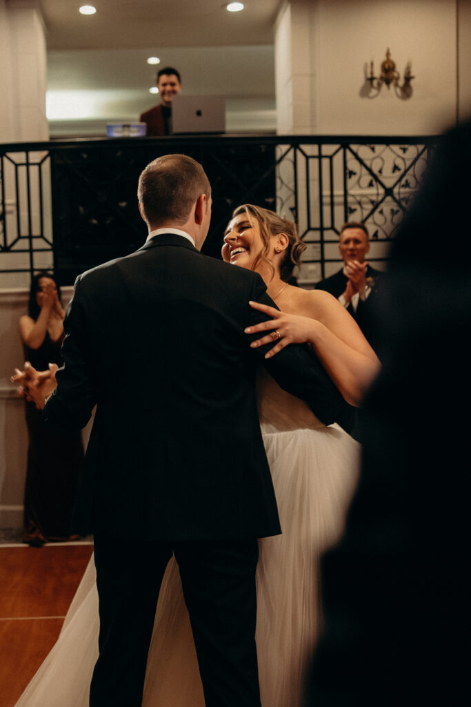 First dance at Tarrytown House Estate in New York