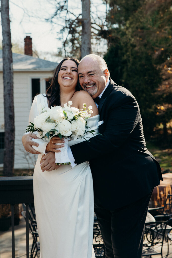 First look with dad at Le Chateau New York
