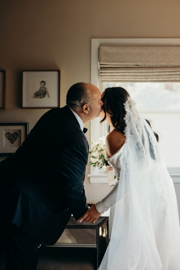 First look with dad at Le Chateau New York