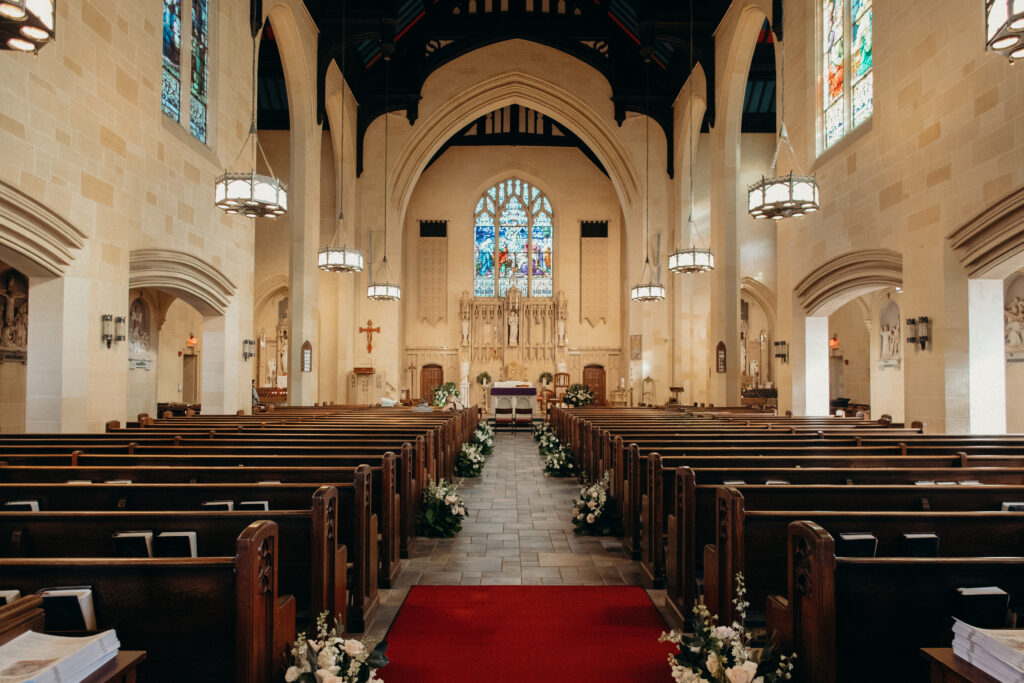 Church wedding details in New York by a New York wedding photographer