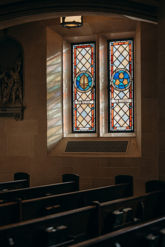 Church wedding details in New York by a New York wedding photographer