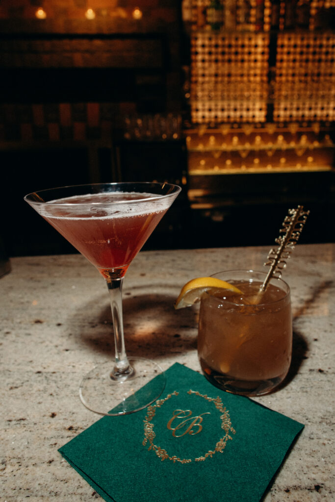 Wedding drinks at Le Chateau New York