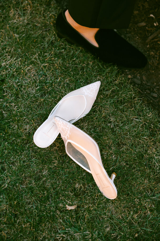 Bridal shoes at Le Chateau New York