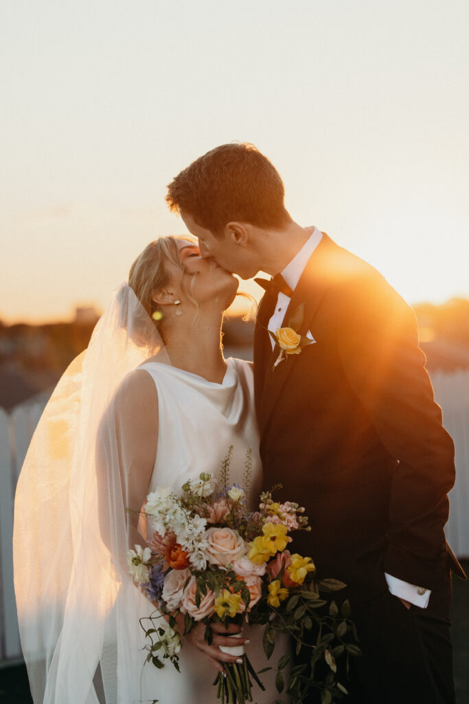 Wedding couple portraits at The Asbury Hotel by a New Jersey wedding photographer