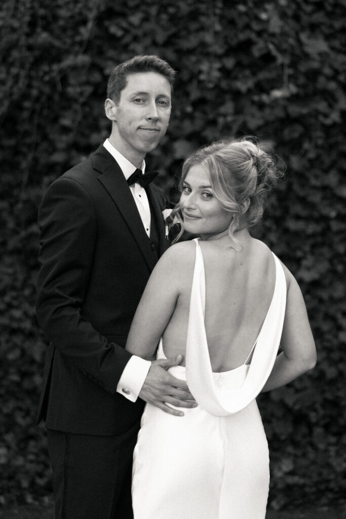 Wedding couple portraits at The Asbury Hotel by a New Jersey wedding photographer