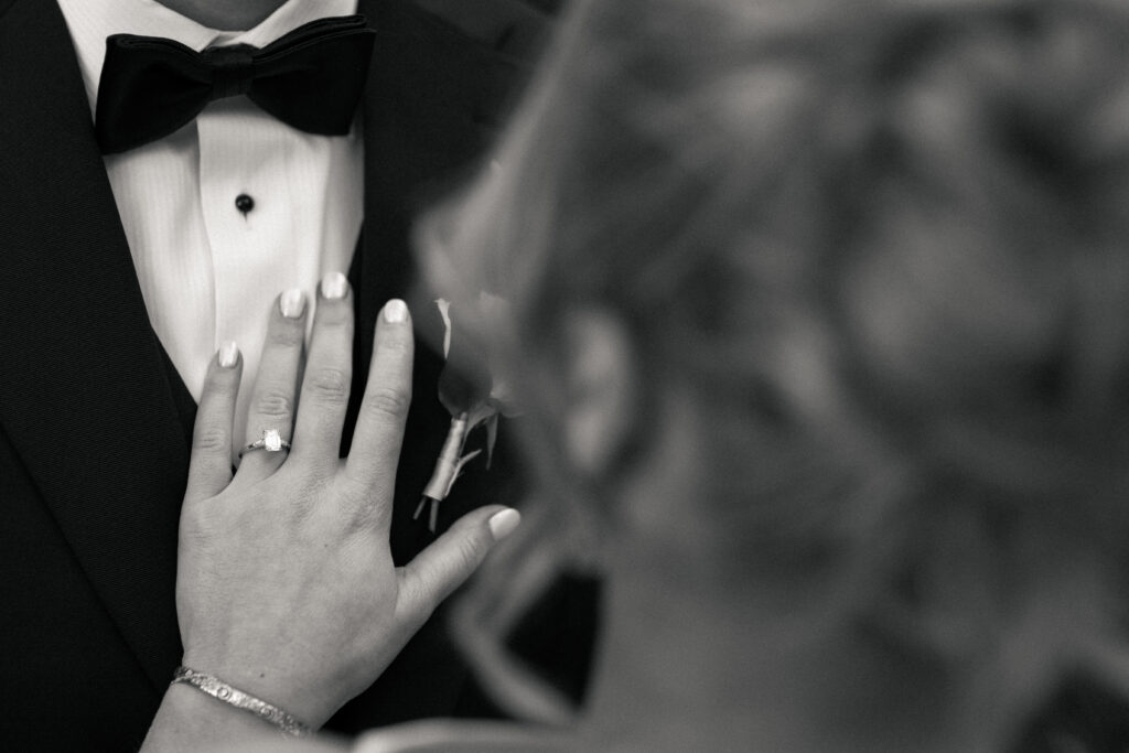 Wedding couple photos at The Asbury Hotel by a New Jersey wedding photographer