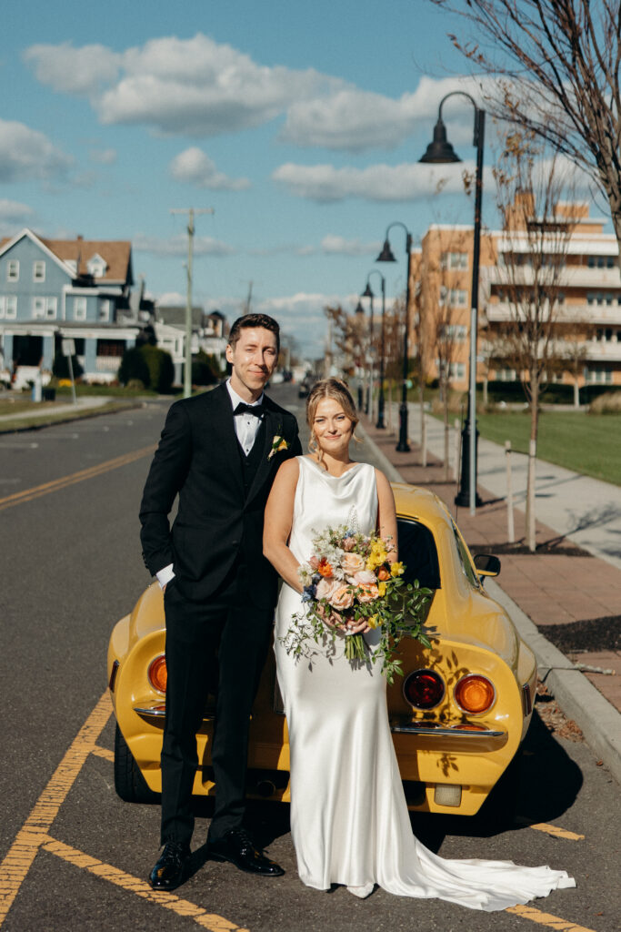 Wedding couple portraits at The Asbury Hotel by a New Jersey wedding photographer