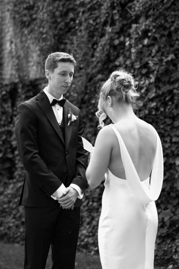 Private vows at The Asbury Hotel NJ wedding