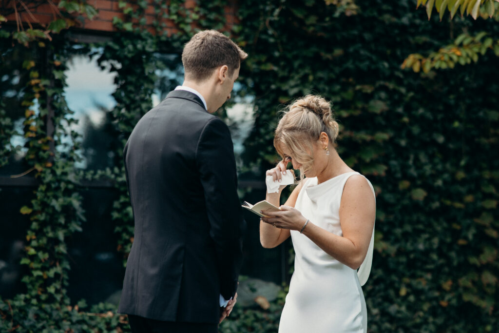 Private vows at The Asbury Hotel NJ wedding