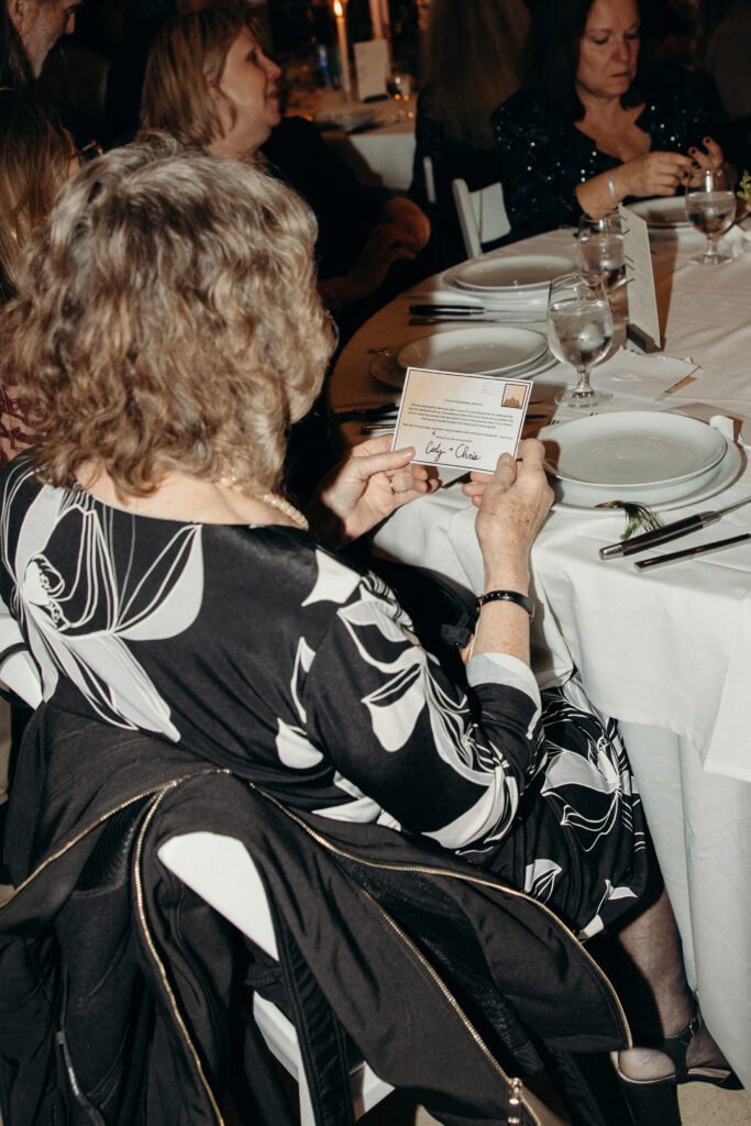 Wedding reception seating at The Asbury Hotel in New Jersey