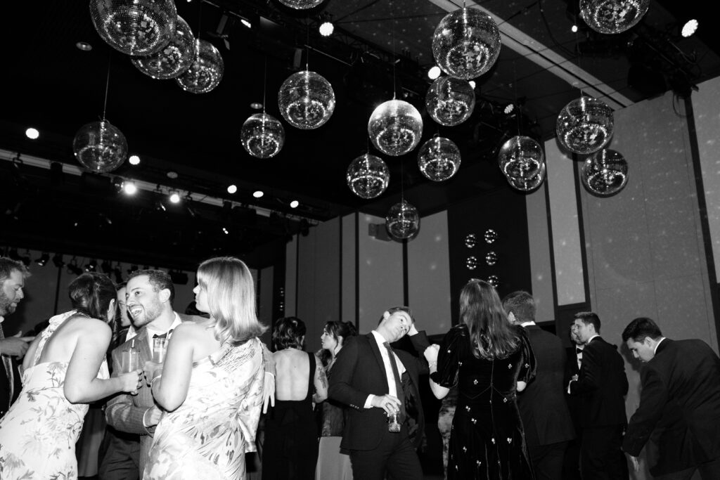 People partying at The Asbury Hotel wedding reception in New Jersey