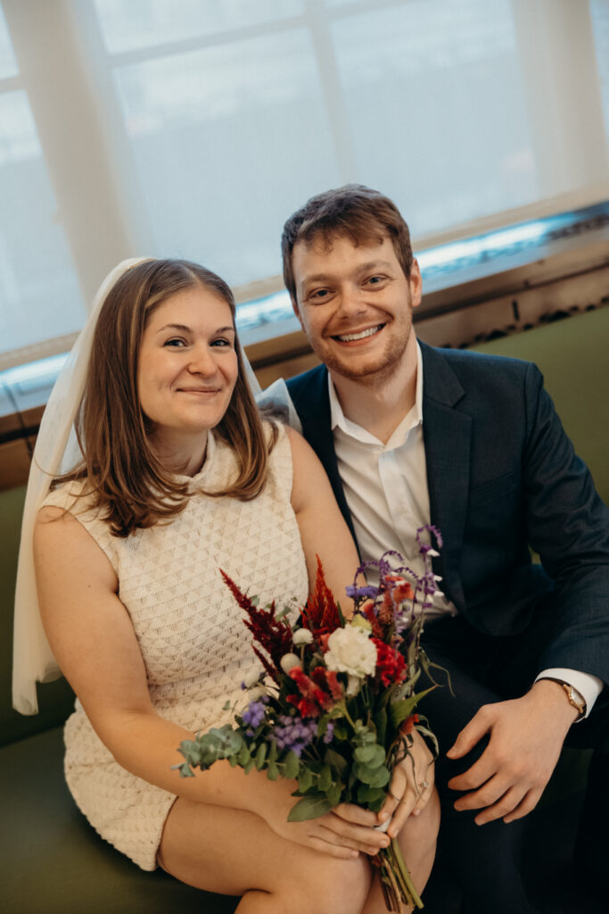 Nyc city hall elopement photoshoot by Brooklyn elopement photographer