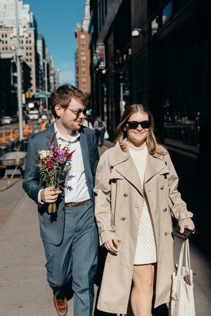 NYC photoshoot by a Brooklyn elopement photographer
