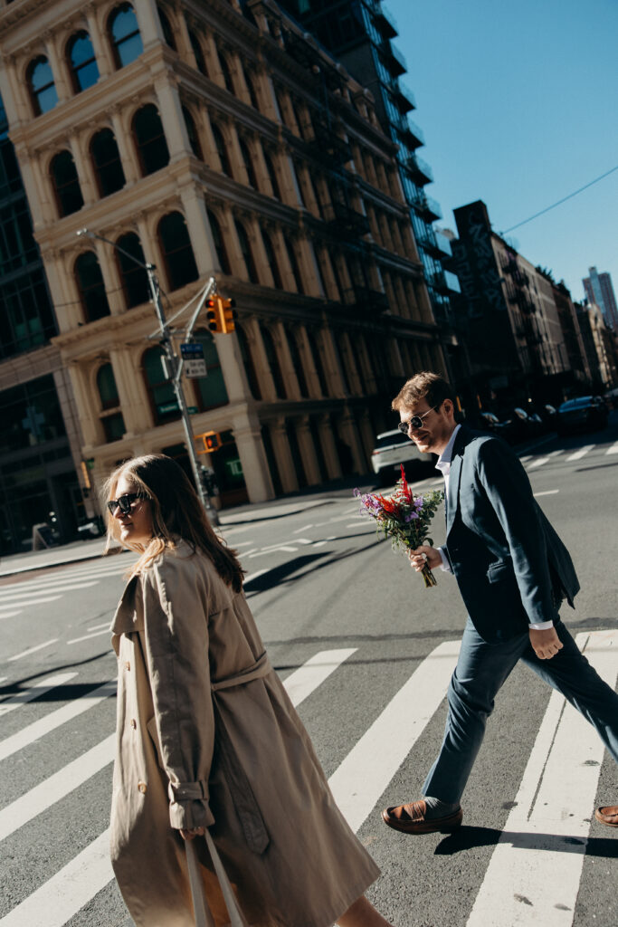 NYC photoshoot by a Brooklyn elopement photographer