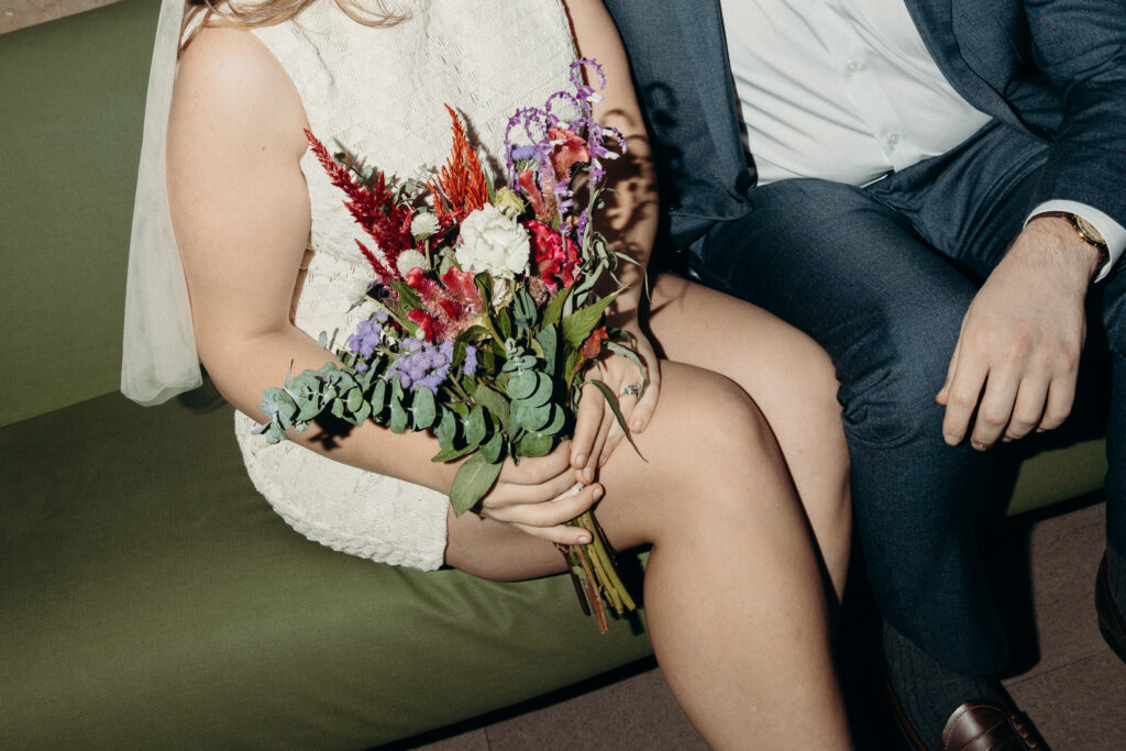Nyc city hall elopement photoshoot by Brooklyn elopement photographer