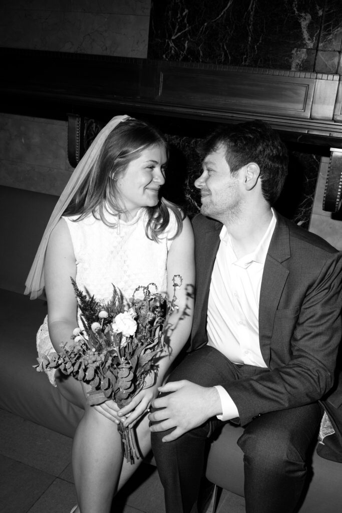 Nyc city hall elopement photoshoot by Brooklyn elopement photographer