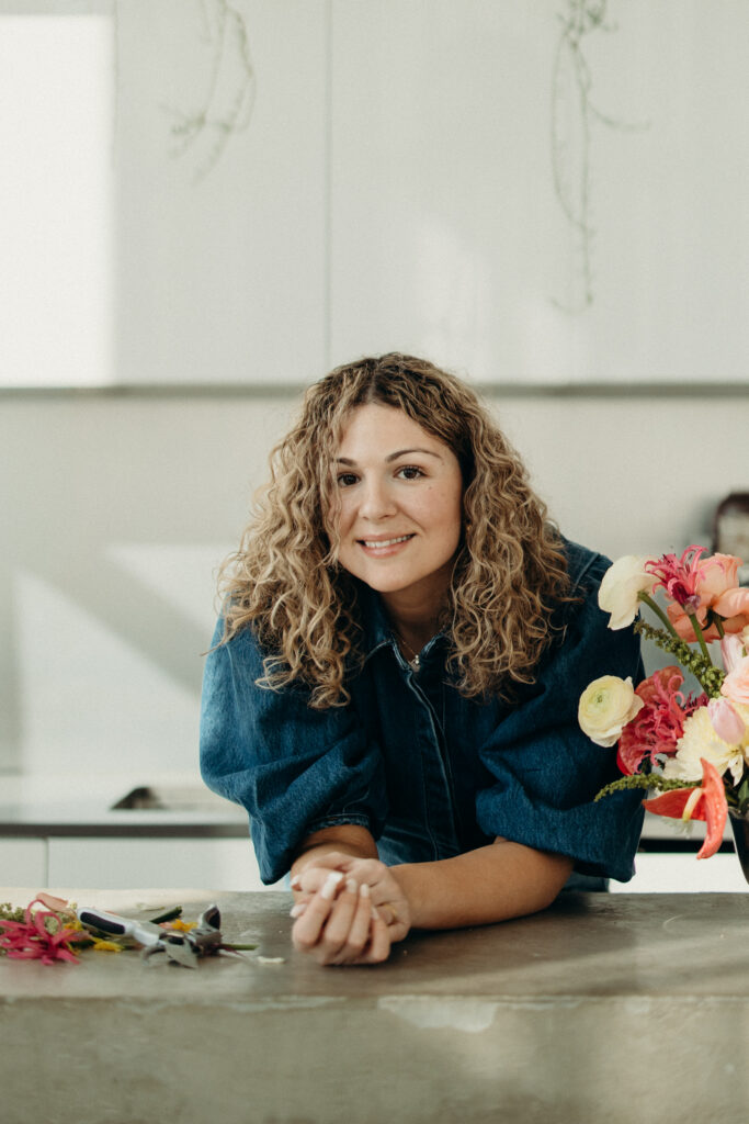 Florist branding photoshoot by a Jersey City branding photographer