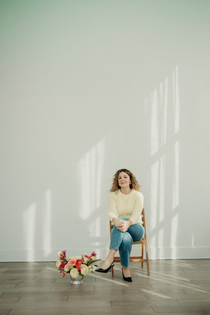 Florist branding photoshoot by a Jersey City branding photographer