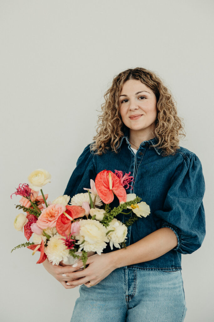 Florist branding photoshoot by a Jersey City branding photographer