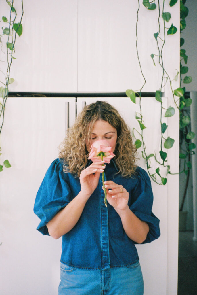Florist branding photoshoot by a Jersey City branding photographer