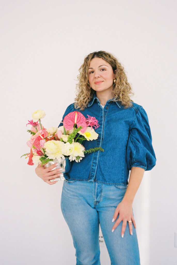 Florist branding photoshoot by a Jersey City branding photographer