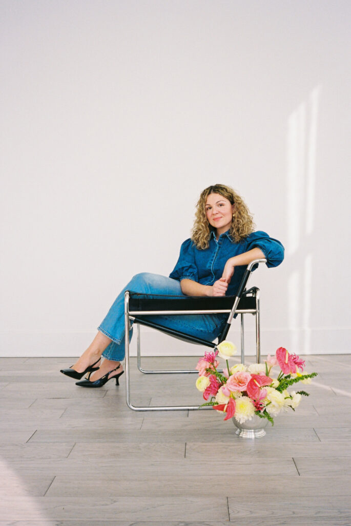 Florist branding photoshoot by a Jersey City branding photographer