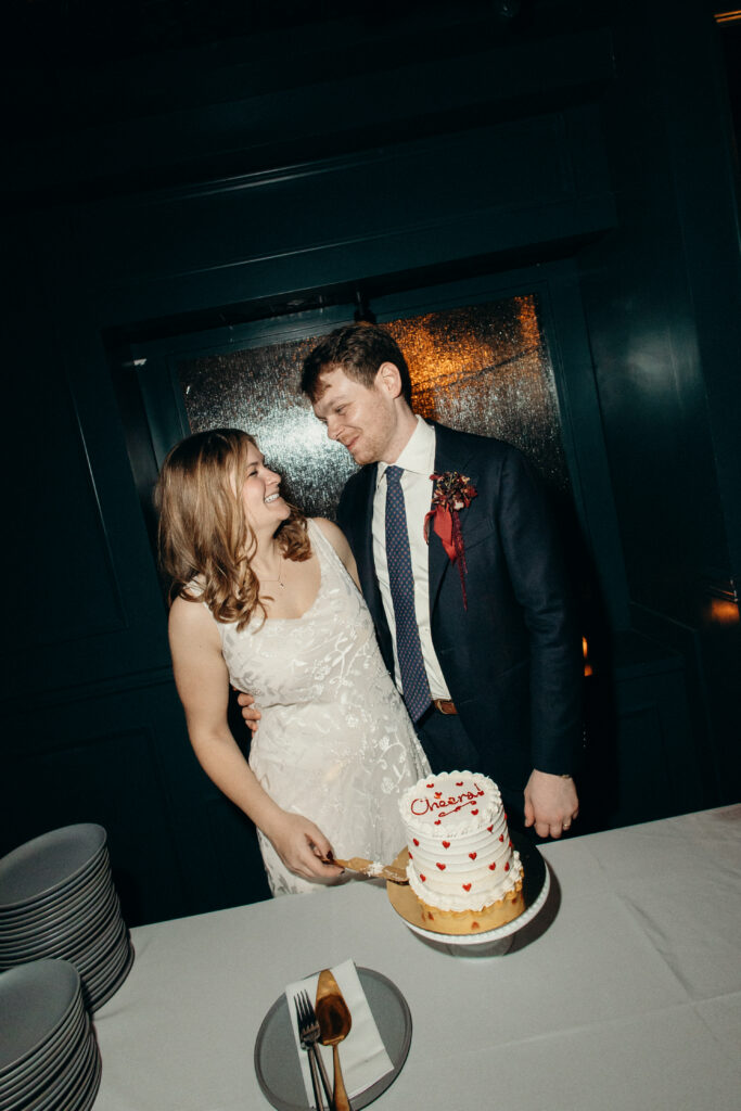 Cake cutting at Madeline’s, Brooklyn