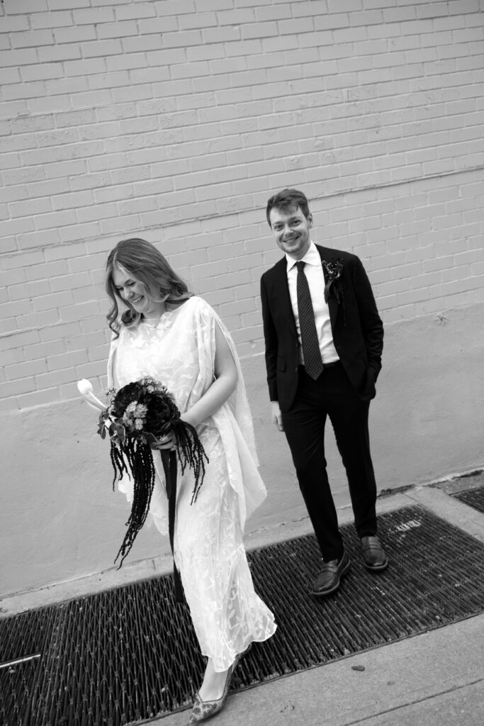 Wedding Couple Portraits at Arlo Williamsburg by Brooklyn Wedding Photographer