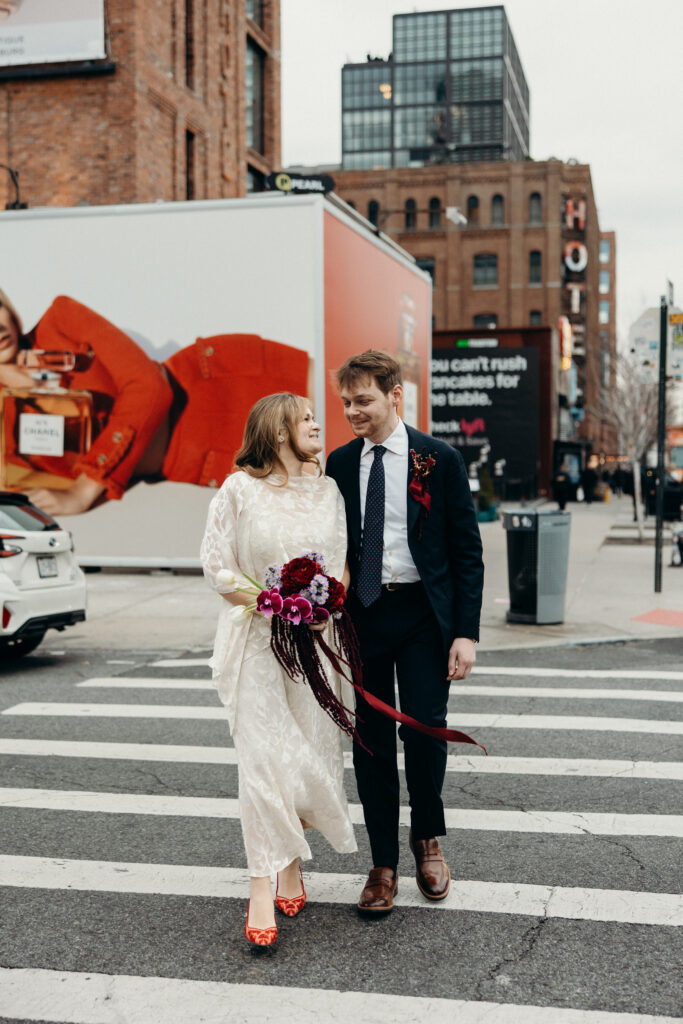Wedding Couple Portraits at Arlo Williamsburg by Brooklyn Wedding Photographer