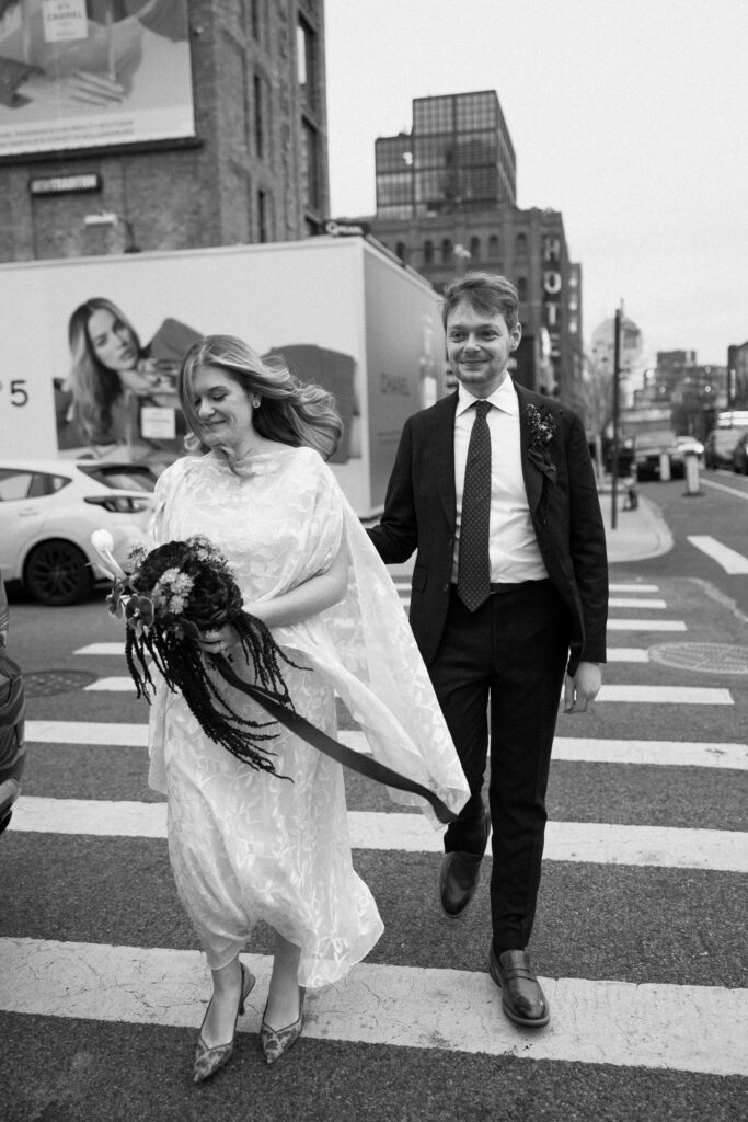 Wedding Couple Portraits at Arlo Williamsburg by Brooklyn Wedding Photographer