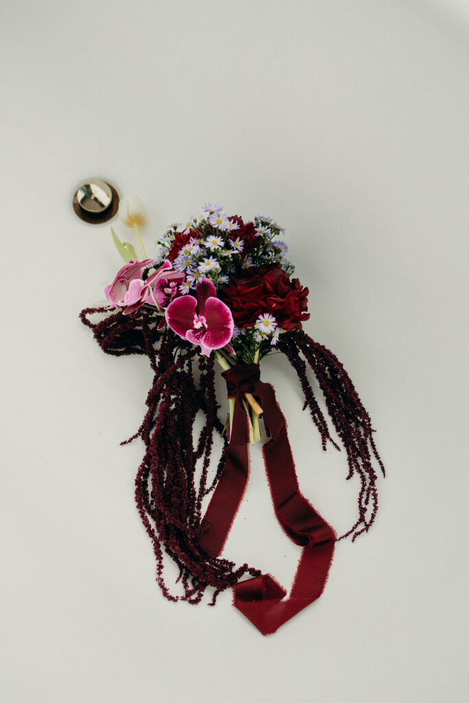 Bridal bouquet at Arlo Williamsburg