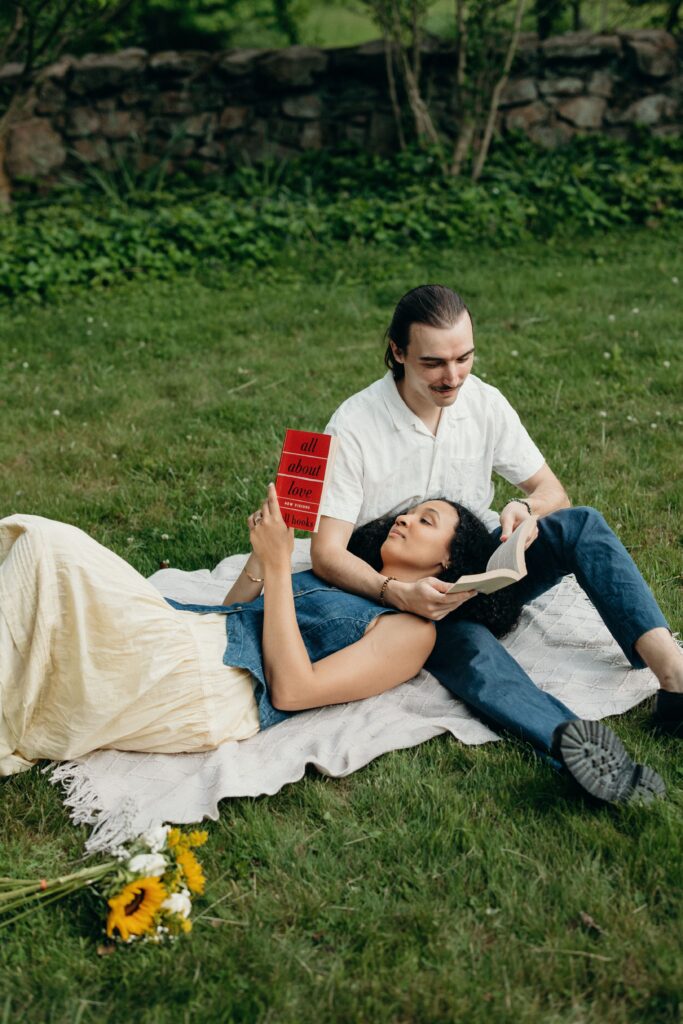 Cross Estate Gardens Engagement Session by a New Jersey Engagement Photographer