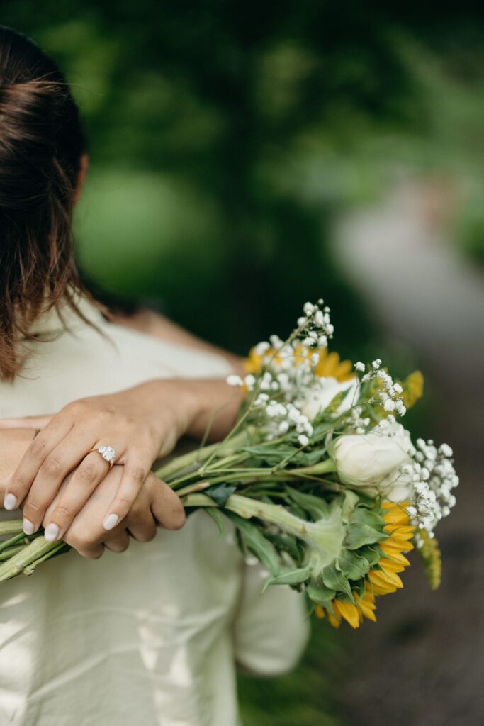 Cross Estate Gardens Engagement Session by a New Jersey Engagement Photographer
