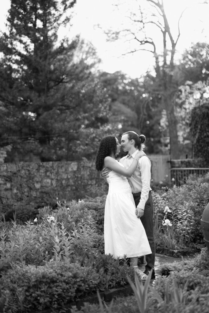 Cross Estate Gardens Engagement Session by a New Jersey Engagement Photographer