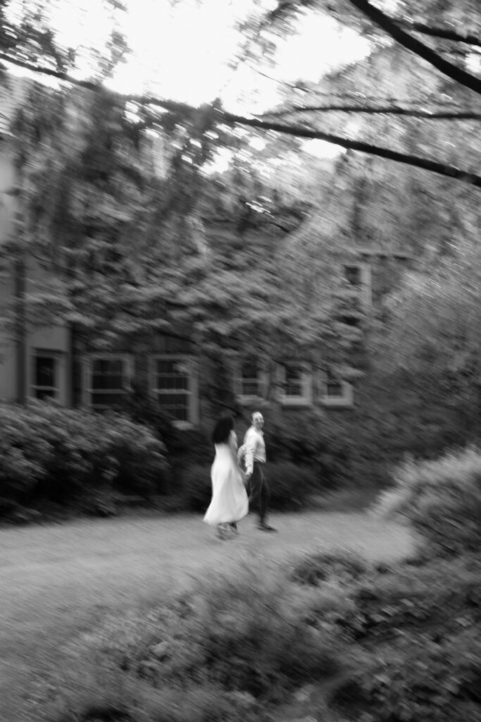 Cross Estate Gardens Engagement Session by a New Jersey Engagement Photographer