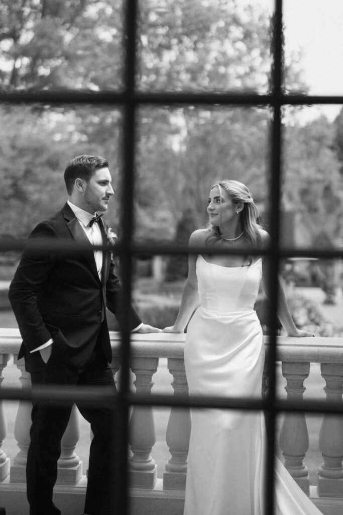 Wedding couple portraits at The Ashford Estate by a New Jersey wedding photographer