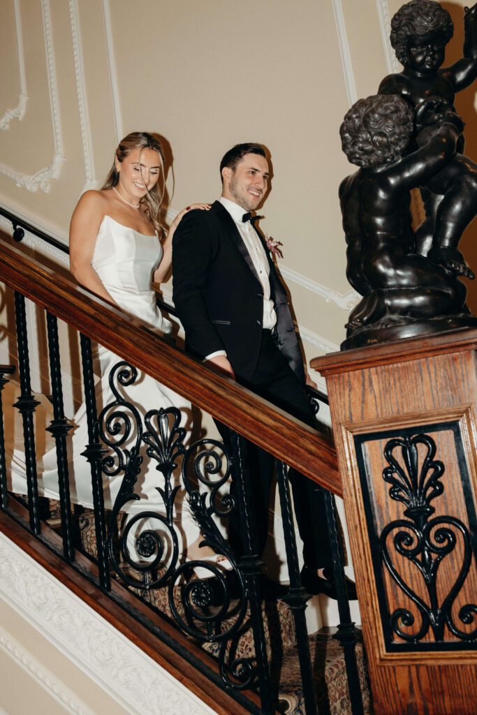 Wedding couple portraits at The Ashford Estate by a New Jersey wedding photographer