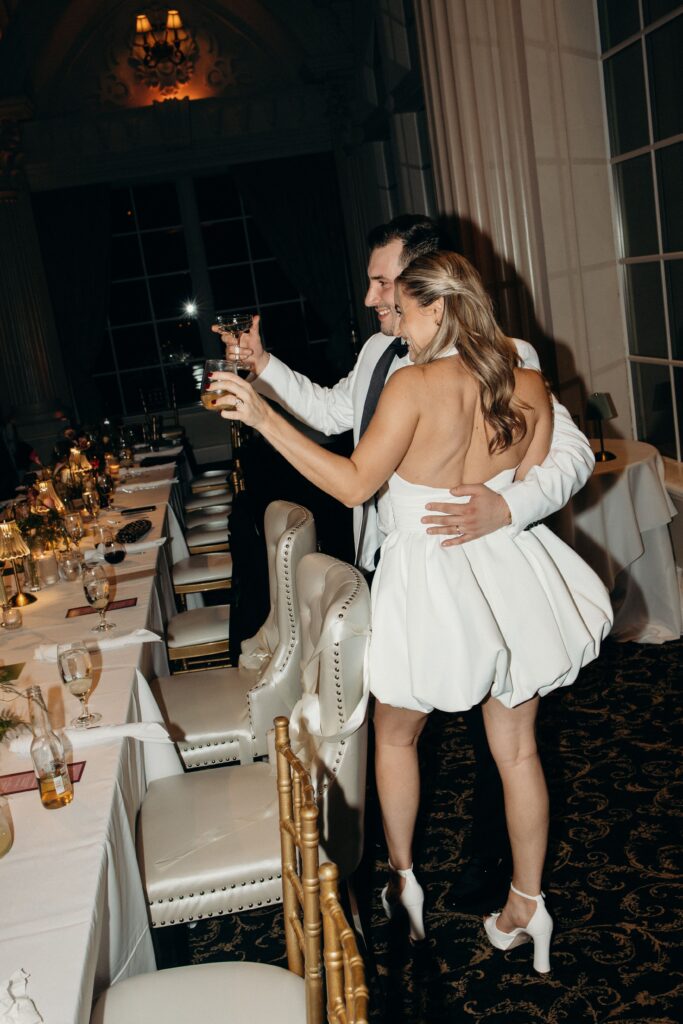 Wedding toast at The Ashford Estate New Jersey