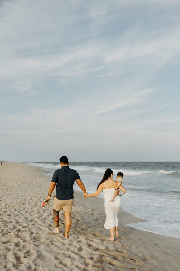 Gender Reveal Photos at Long Island Beach by a New York Family Photographer