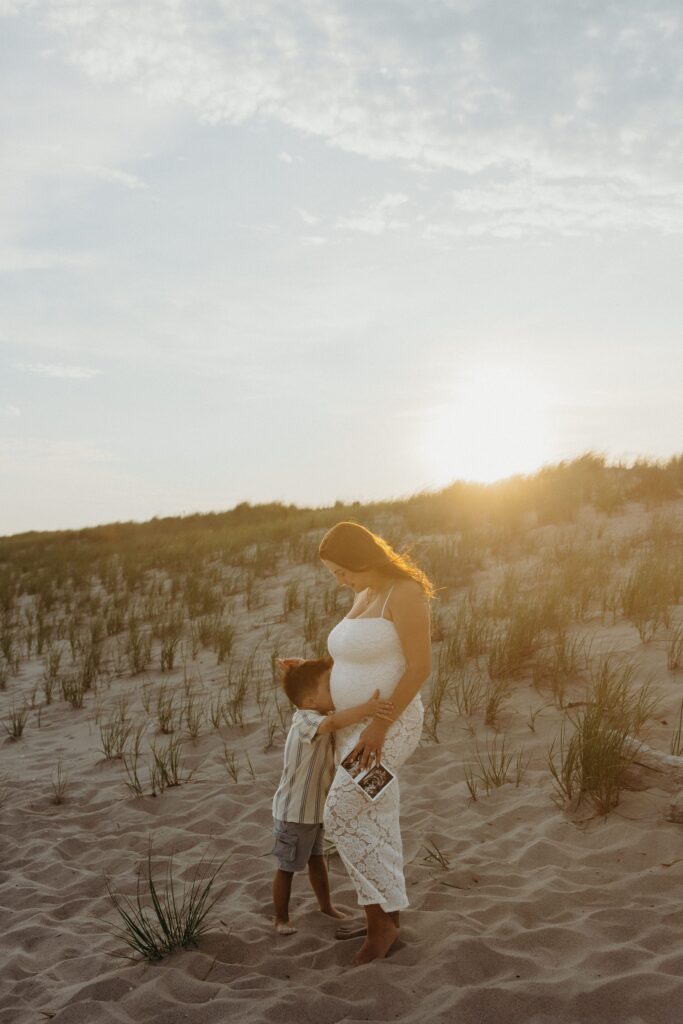 Gender Reveal Photos at Long Island Beach by a New York Family Photographer