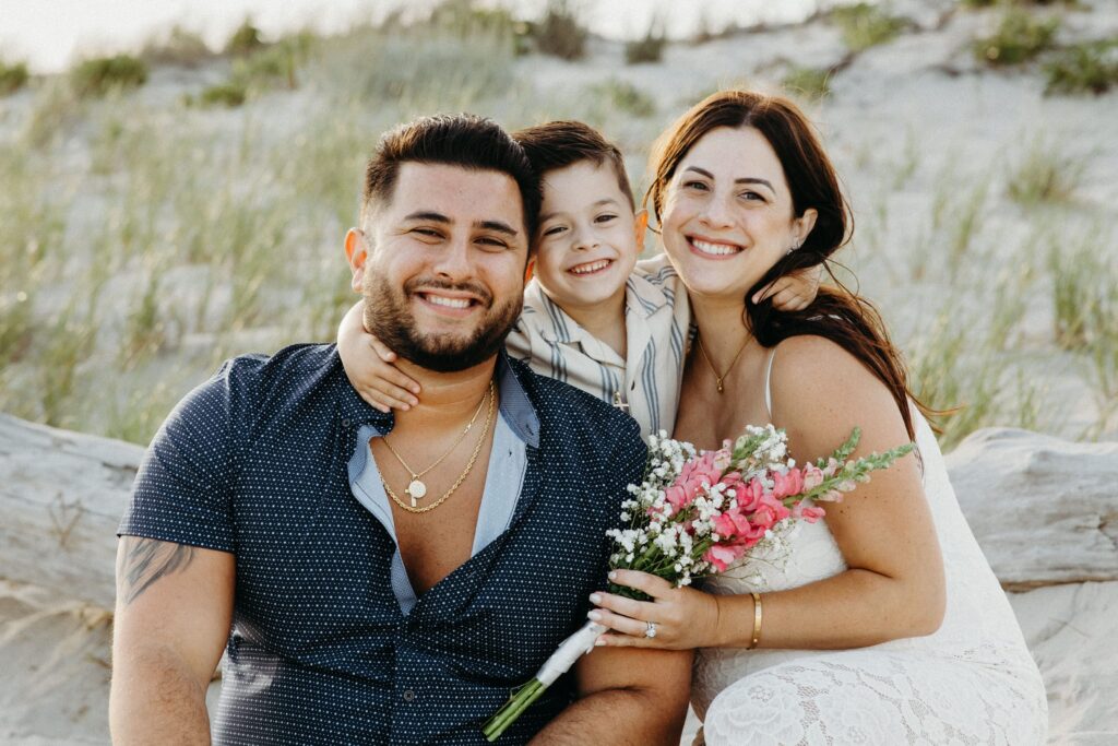 Gender Reveal Photos at Long Island Beach by a New York Family Photographer
