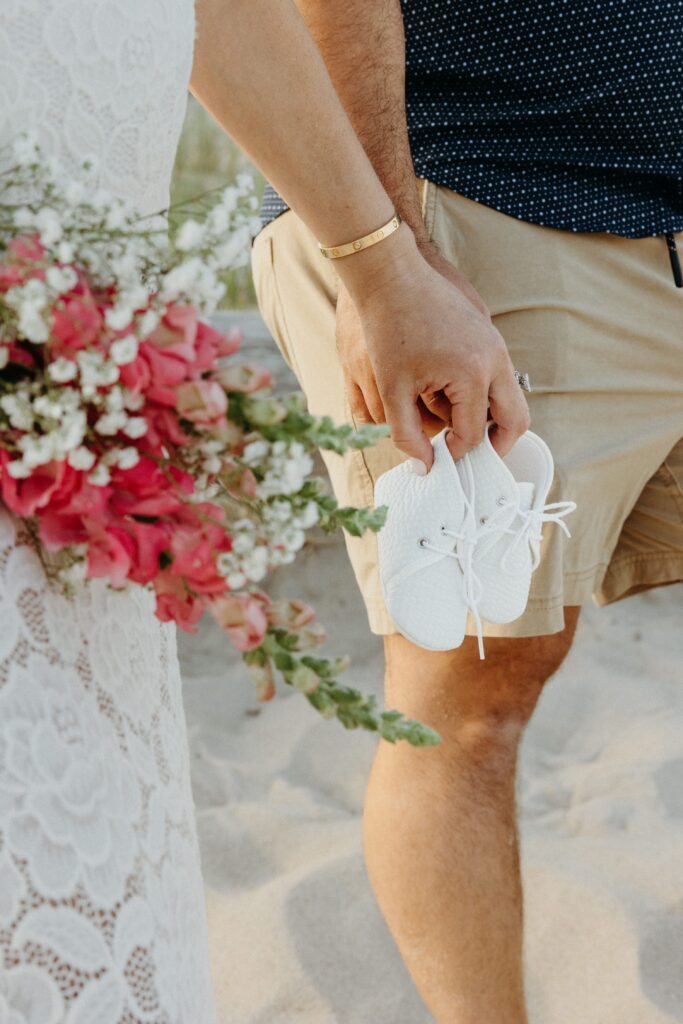 Gender Reveal Photos at Long Island Beach by a New York Family Photographer