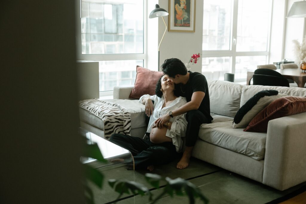 Maternity Photos at 440 Kent Ave by a Brooklyn Photographer