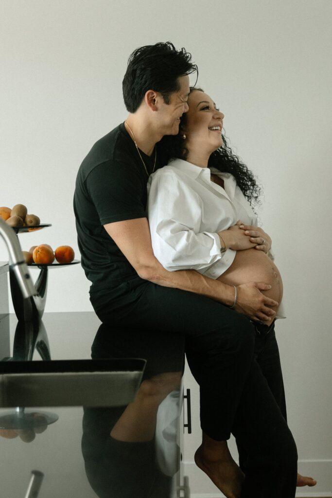 Maternity Photos at 440 Kent Ave by a Brooklyn Photographer