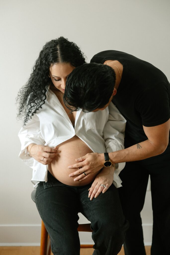 Maternity Photos at 440 Kent Ave by a Brooklyn Photographer