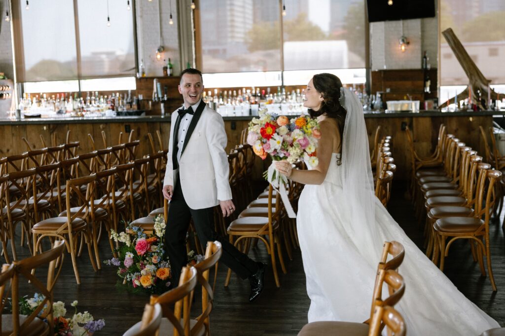 Wedding couple photos at Battello by a New Jersey wedding photographer