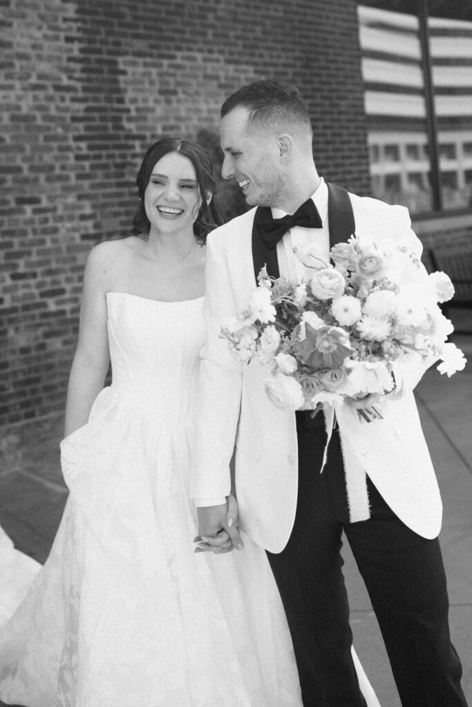 Wedding couple portraits at Battello by a New Jersey wedding photographer