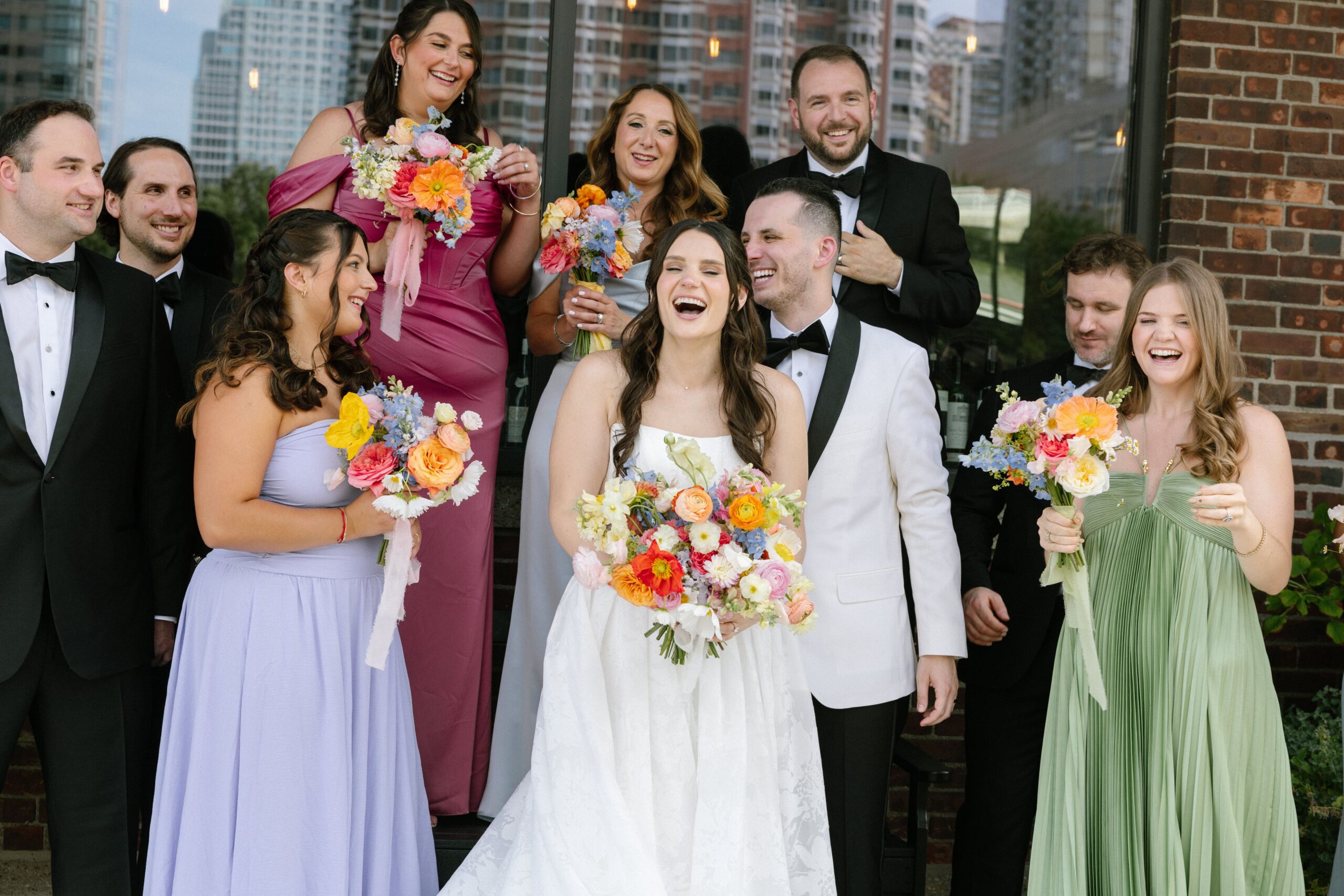 Wedding party at Battello