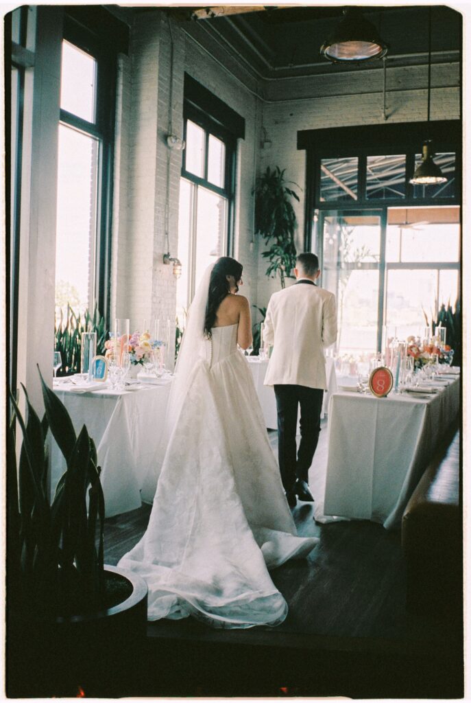 Wedding couple portraits at Battello by a New Jersey wedding photographer